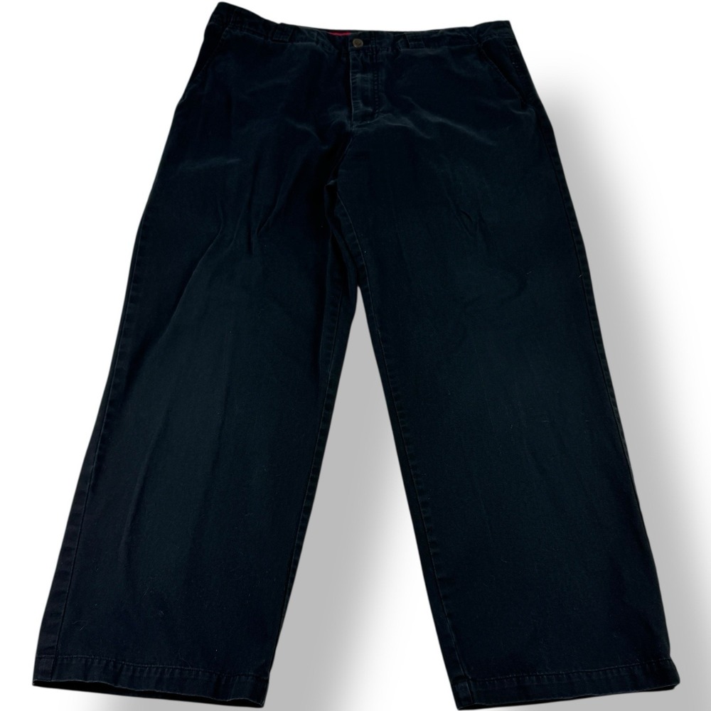 SCOTTeVEST Black Hidden Cargo Travel Utility Pants Men's Size 38x28 TEC Enabled‎